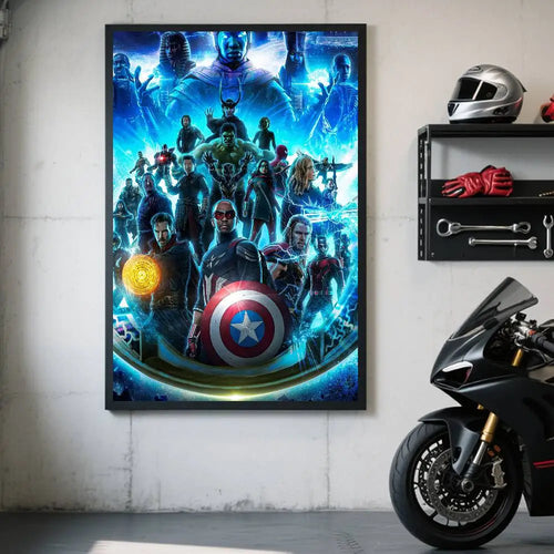 Avengers Doomsday-Poster – Captain America Schild-Design