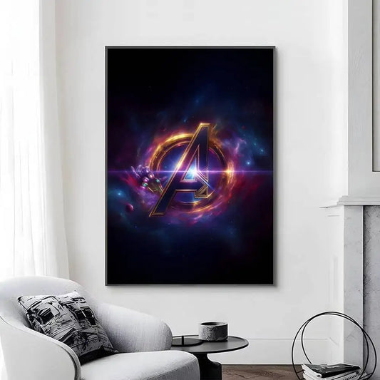 Avengers Infinity War Poster – Minimalistisches Logo-Design