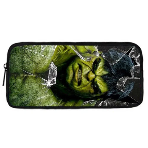 Hulk Federmäppchen - Zerbrochener Glaseffekt auf dem Gesicht