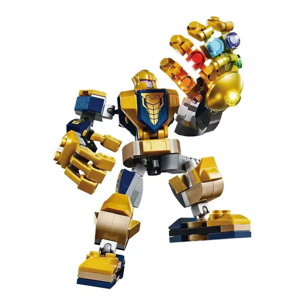 Baukästen Mecha Avengers - Captain America Hulk Wolverine Thanos