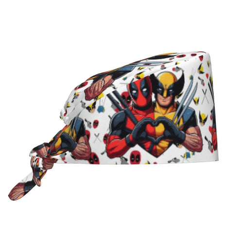 Bandana Deadpool & Wolverine – Duo Weißes Herz