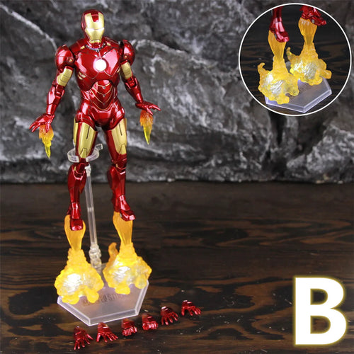 LED Figur Avengers Iron Man Mark IV - Flammen-Antriebseffekt
