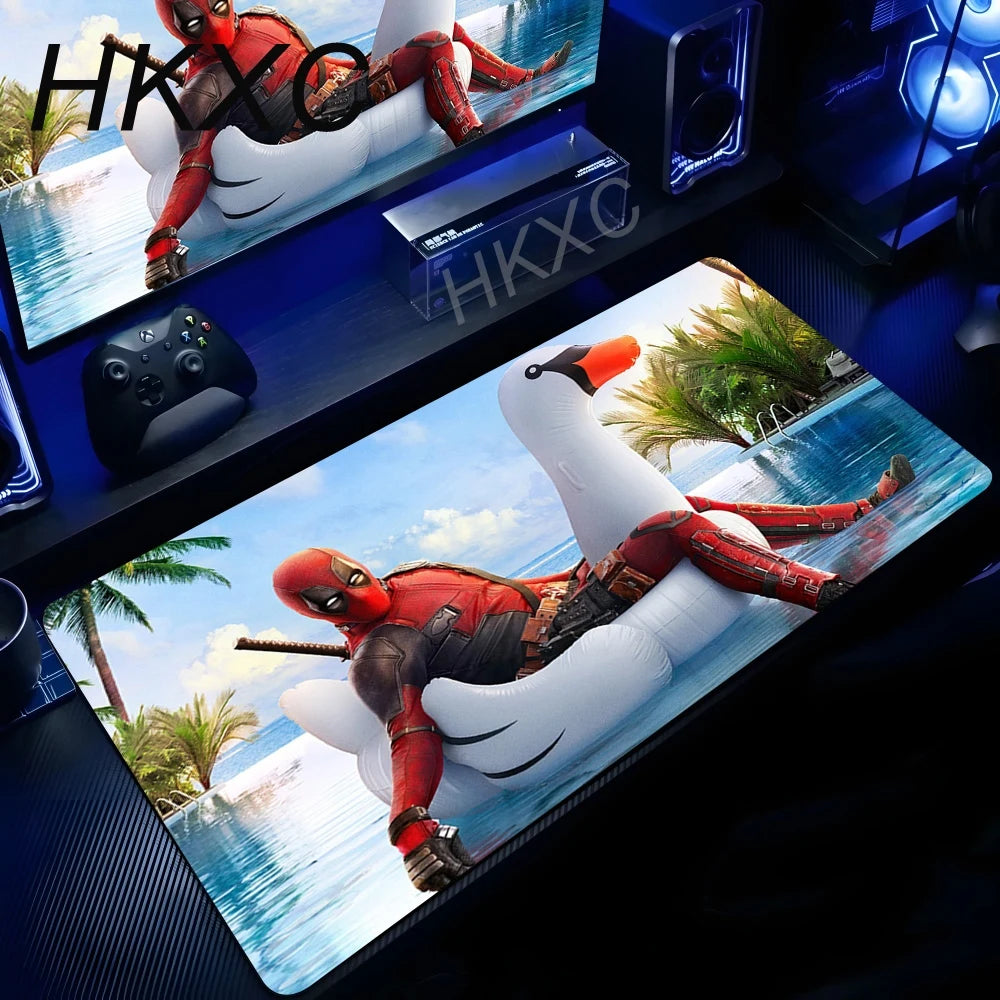 Marvel Deadpool Mauspad - aufblasbarer Strand-Schwan