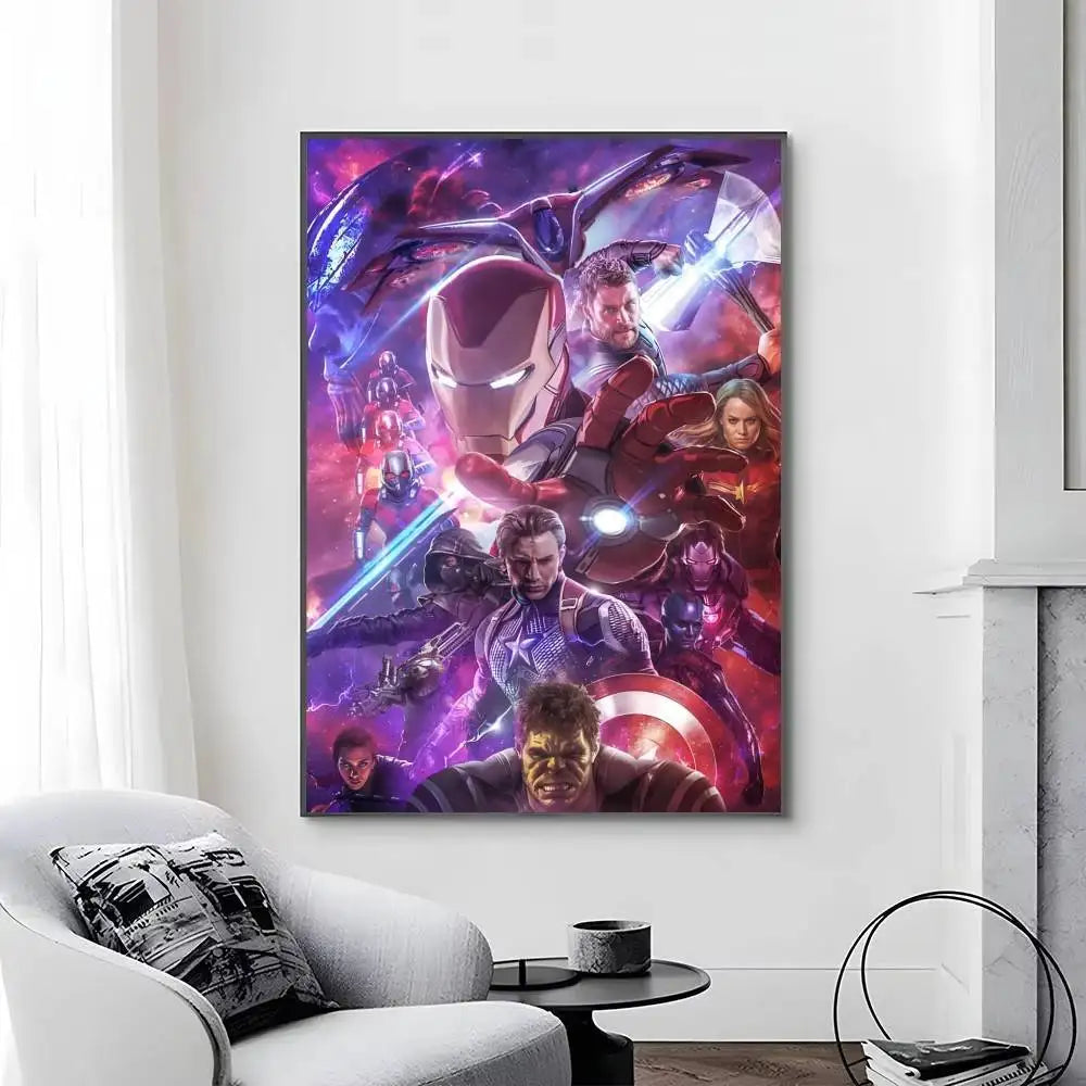 Avengers Infinity War Poster – Kosmisches Rosa Design