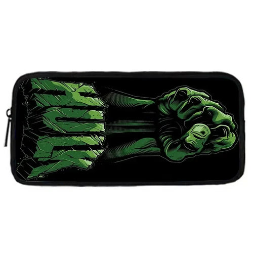 Hulk Federmäppchen – Neon-Grün Vektor Faust Stil