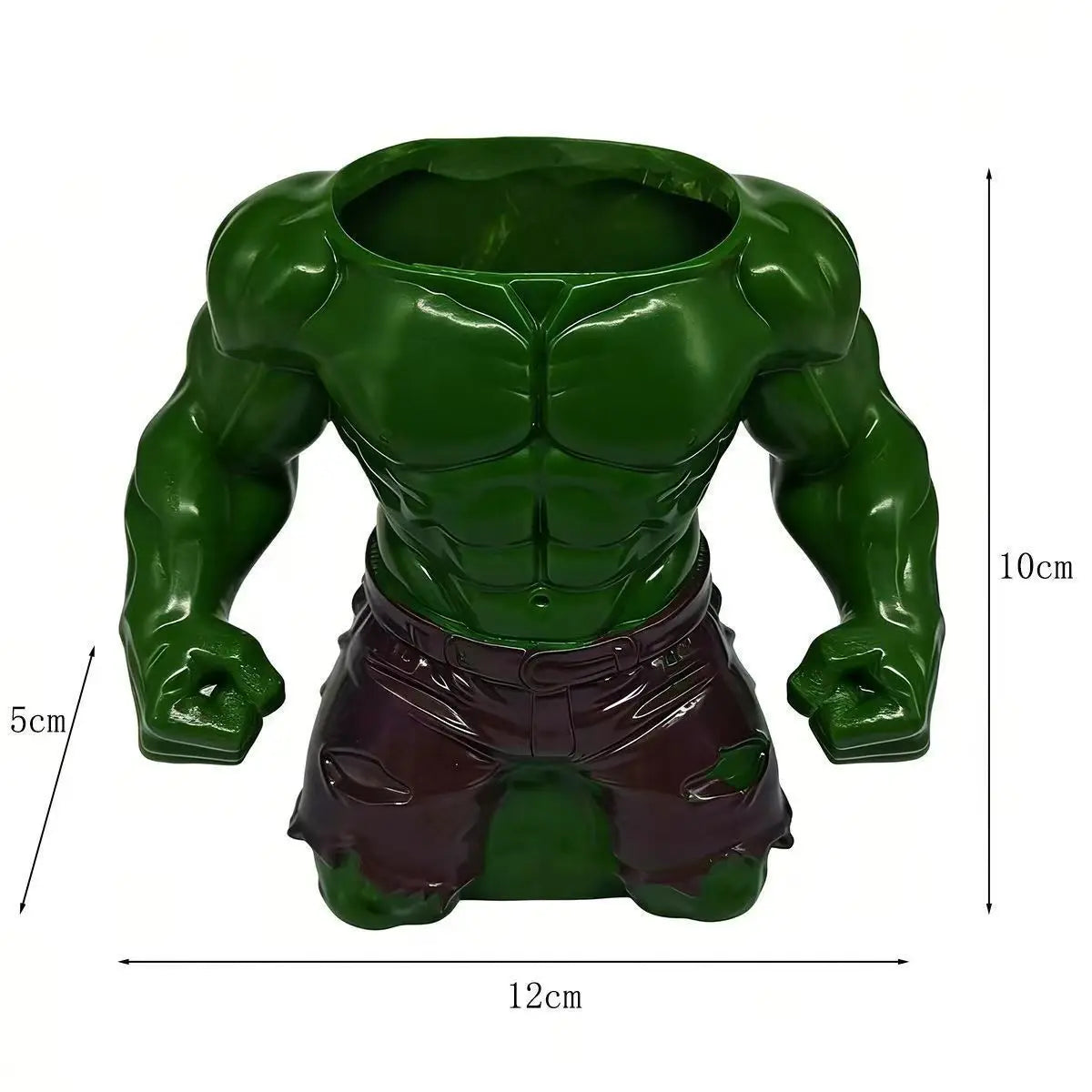 Bleistiftbecher Hulk - Muskelbepackte Büste zur Schreibtischaufbewahrung