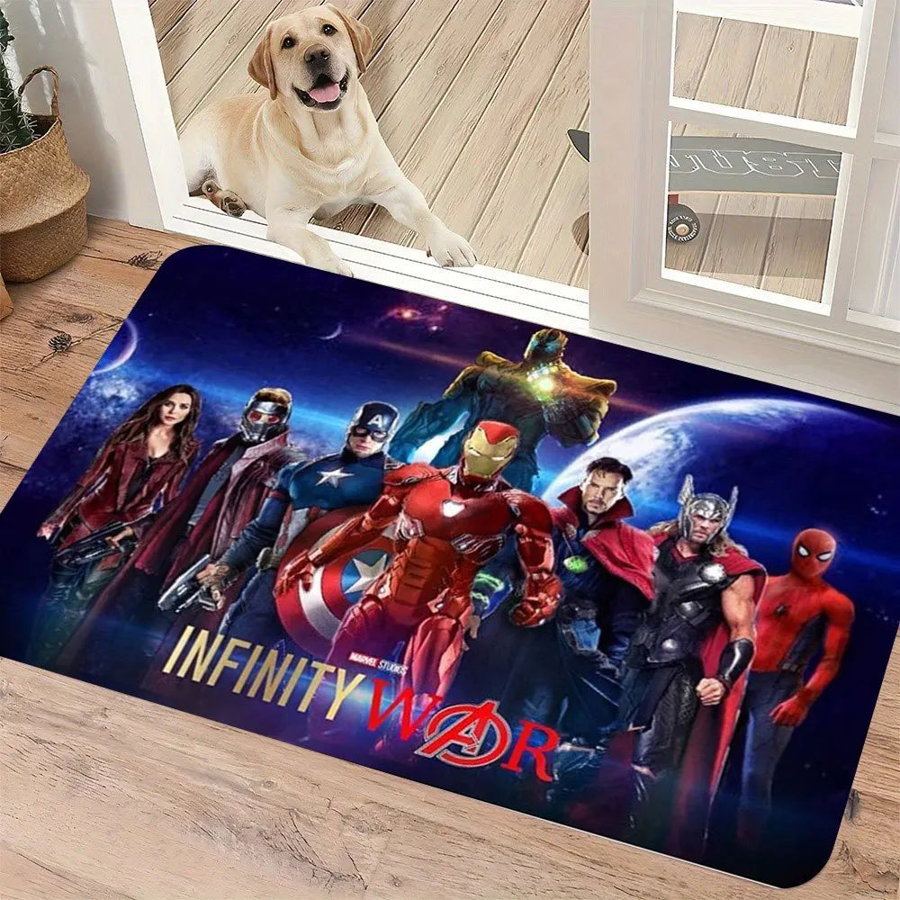 Marvel Avengers Infinity War Teppich – Silhouettendesign Nachtblau