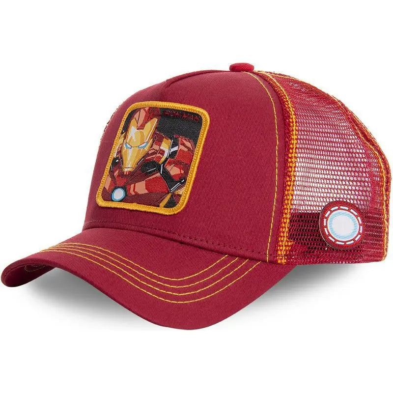 Iron Man Cap - Bordeaux und Gold