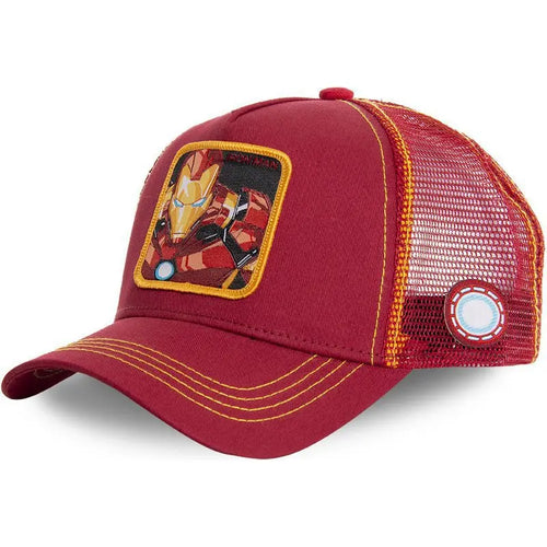 Iron Man Cap - Bordeaux und Gold
