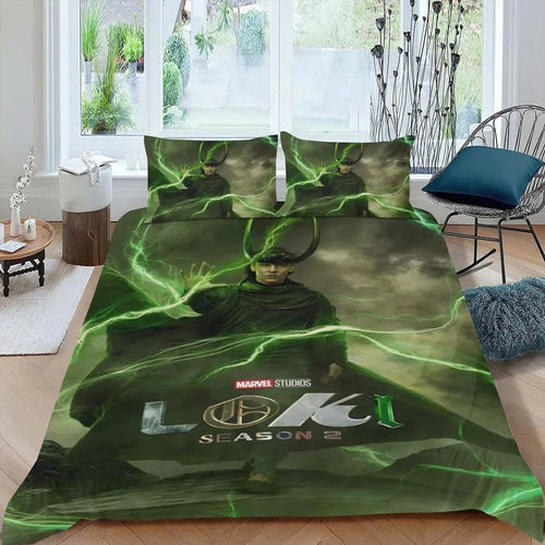 Bettbezug Avengers Loki – Staffel 2 Grüne Blitze