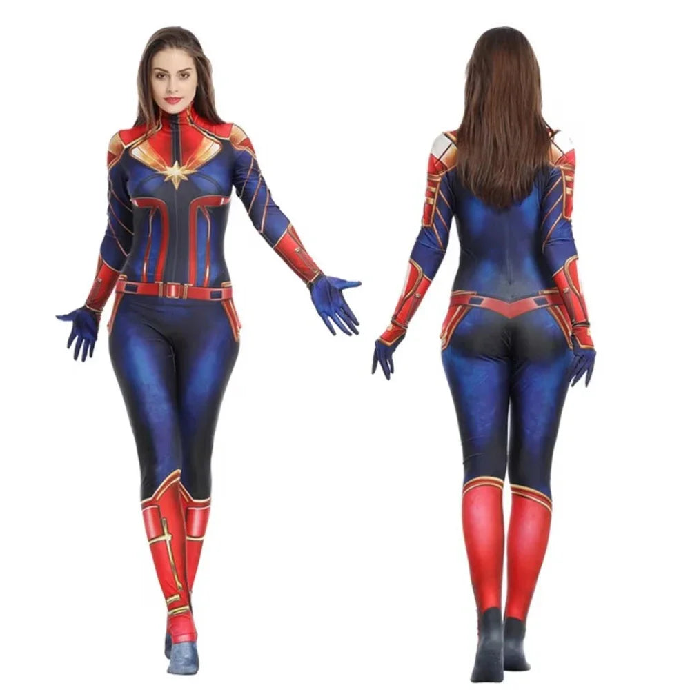 Cosplay-Einteiler Captain Marvel – Carol Danvers Variante 2