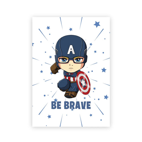 Chibi Captain America Poster – Sei mutig