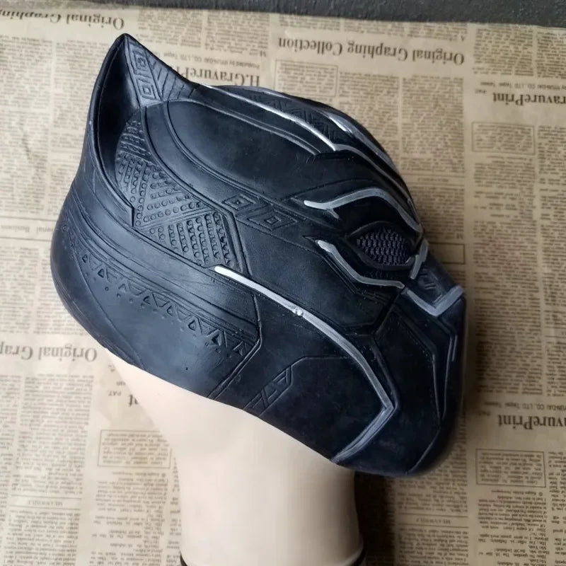 Black Panther Cosplay Mask - Realistischer Silikon-Vollgesichtshelm