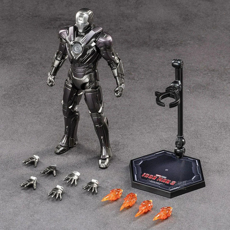 ZD Toys Iron Man MK39 Starboost Figur – Teal-Variante