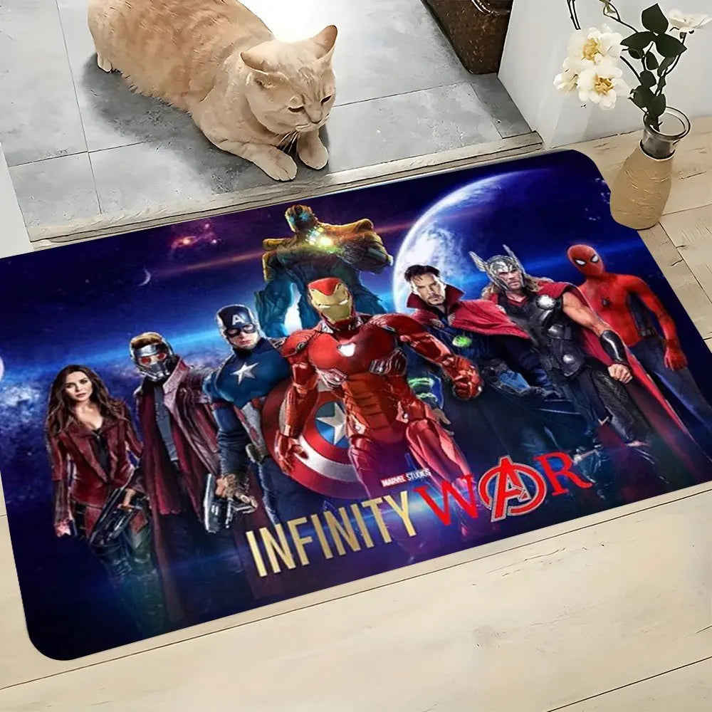 Marvel Avengers Infinity War Teppich - Mehrfarbiges Explosionsdesign
