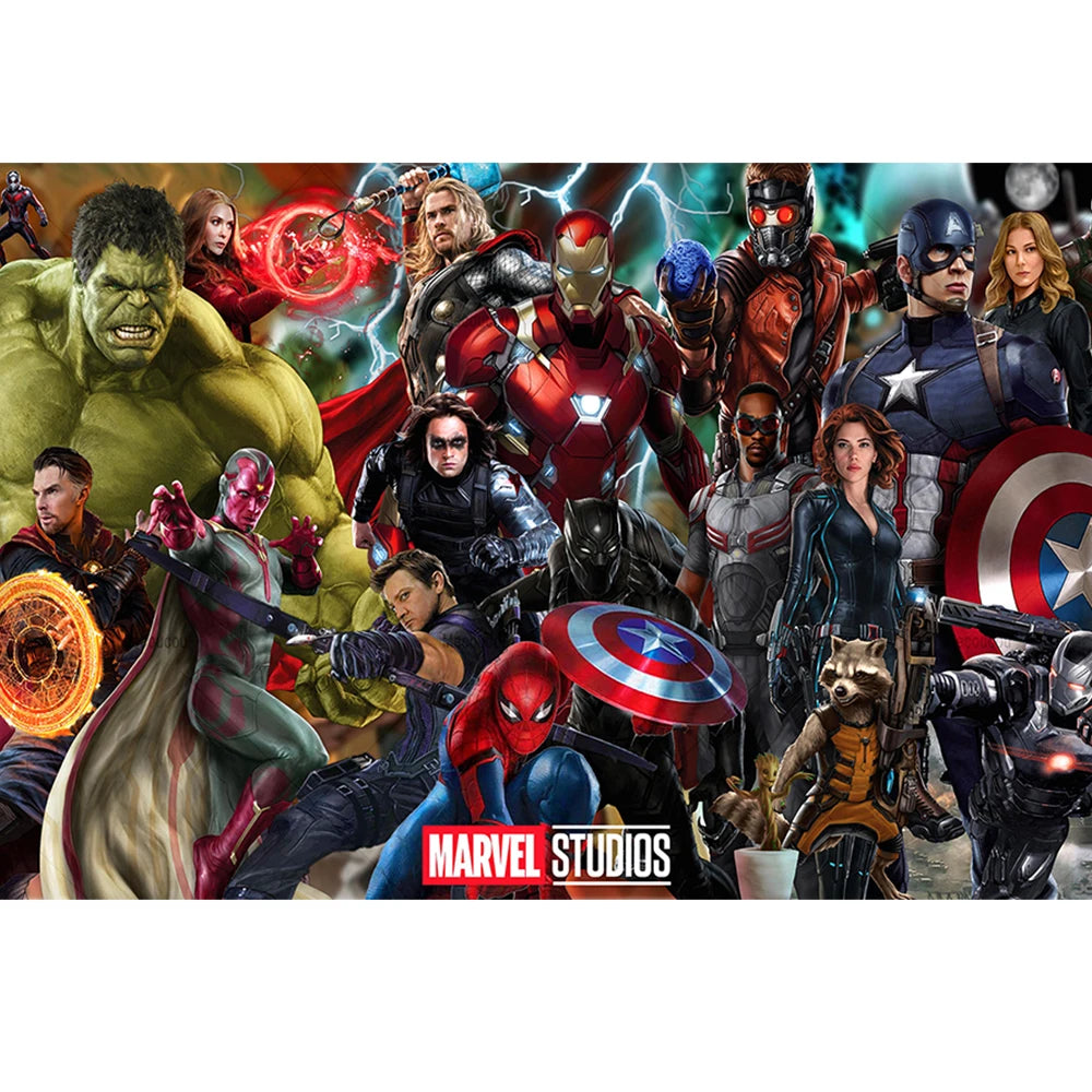 Marvel Studios-Poster – vollständige Besetzung