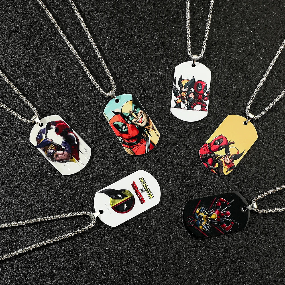 Hundemarke Deadpool & Wolverine – Duo Portrait Katanas