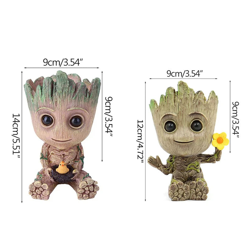 Baby Groot Pflanzentopf – Bleistifthalter mit verschiedenen Posen zur Aufbewahrung