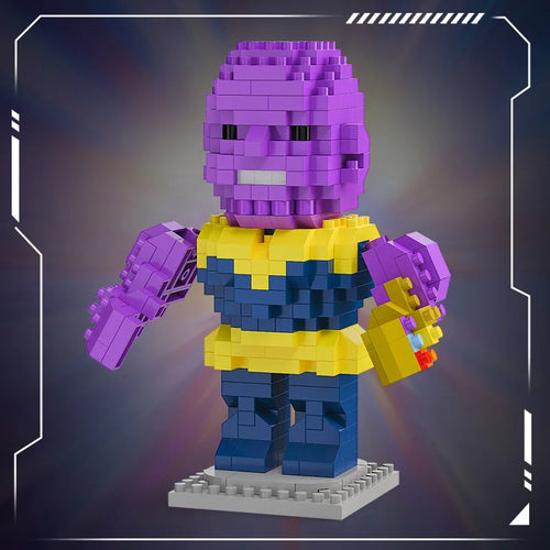 Avengers Thanos Chibi Bausteine – Goldener Handschuh