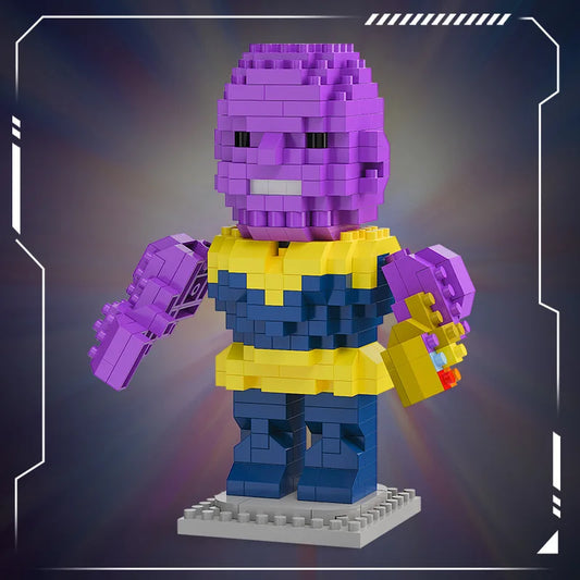 Avengers Thanos Chibi Bausteine – Goldener Handschuh