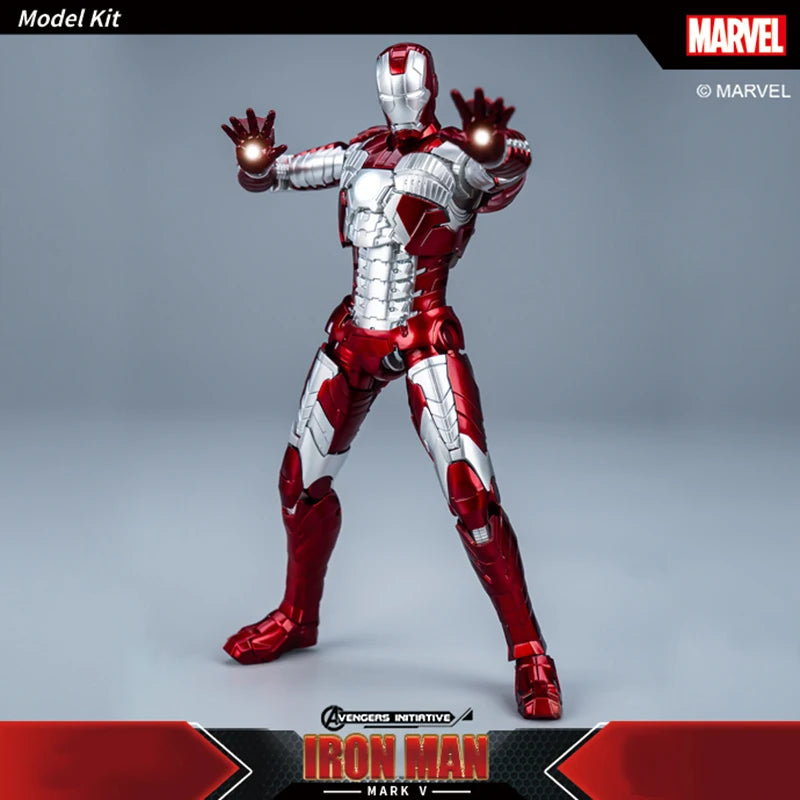 Figurine Fondjoy Iron Man MK5 – Rot-silberne Rüstung mit Box