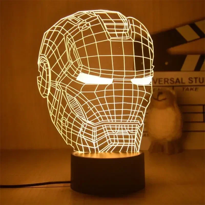 LED-Lampe Avengers Helden-Cape – 3D 18cm