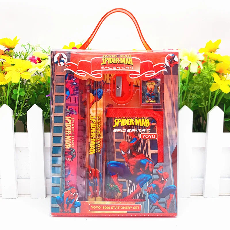 Avengers Schulset - Radiergummi Anspitzer Notizbuch