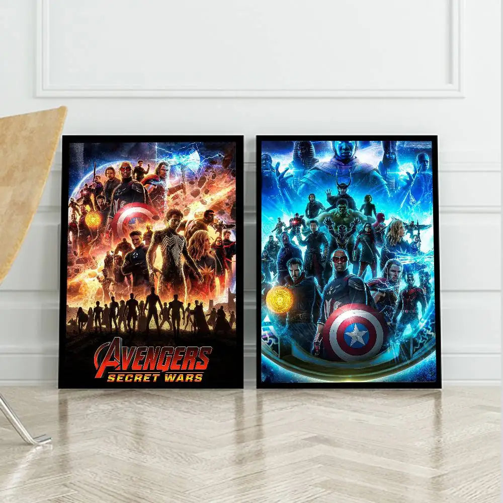 Avengers Secret Wars Poster – Kosmische Explosion Team-Design