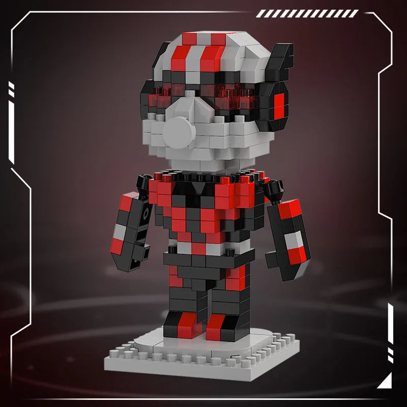 Avengers Bausteine Ant-Man – Helm Schwarz Rot