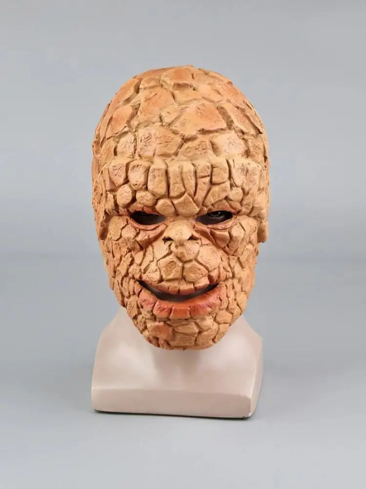 Maske und Handschuhe Das Ding - Cosplay Fantastic Four Latex Erwachsene
