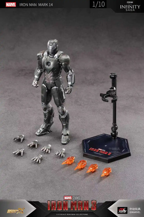 ZD Toys Iron Man MK14 Figur - Tony Stark Actionfigur
