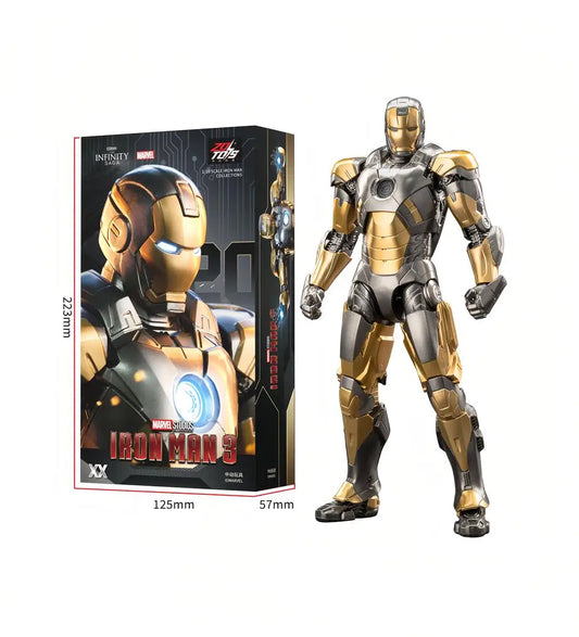 ZD Toys Iron Man MK20 Python Figur - Tony Stark Actionfigur
