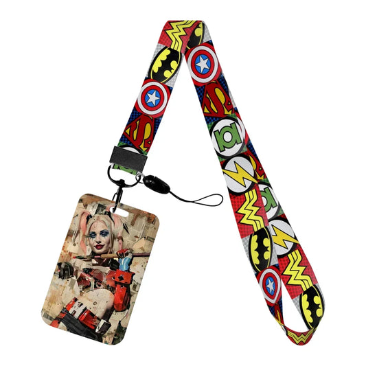 Ausweishalter Harley Quinn – Comic-Porträt