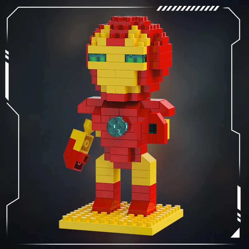 Avengers Iron Man Chibi Bausteine - Vollmaske