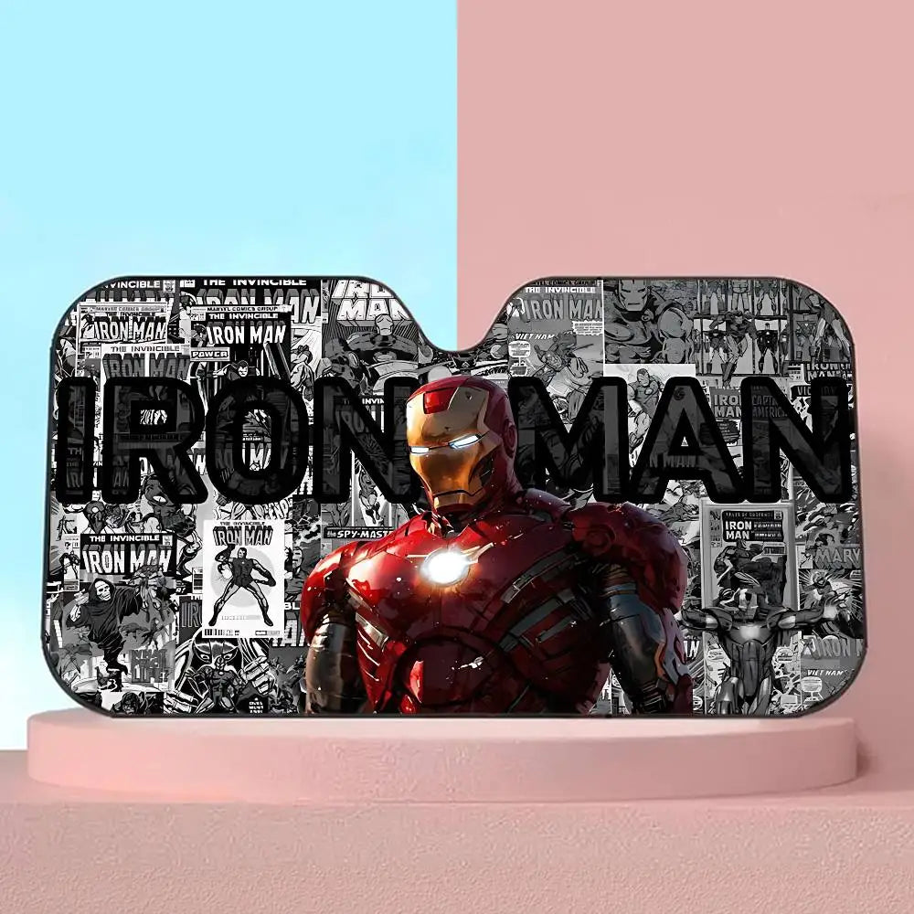 Iron Man Auto Sonnenblende - UV-Schutz Windschutzscheibe