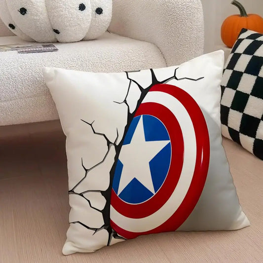 Kissenbezug Captain America - Retro-Illustration