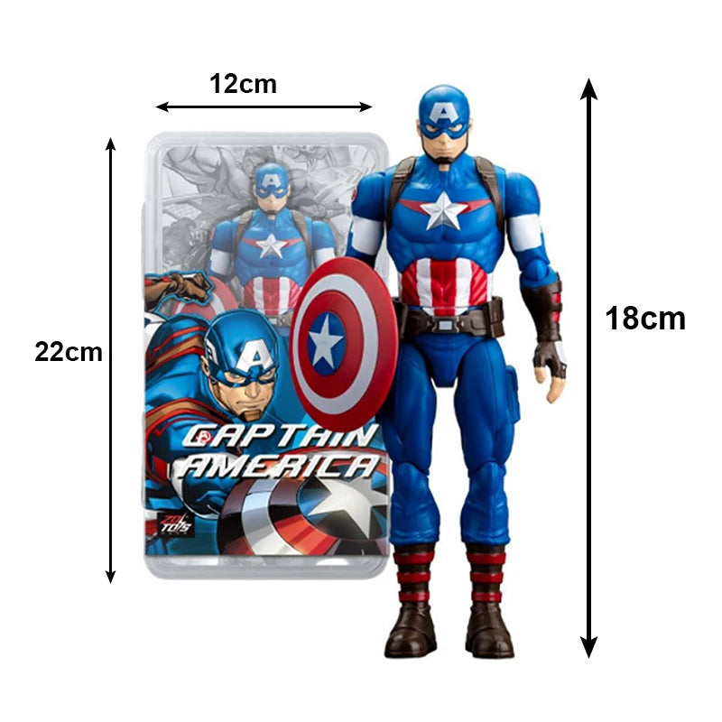 Avengers Set – Sammelfiguren Iron Man Thor Hulk Spider-Man 18cm