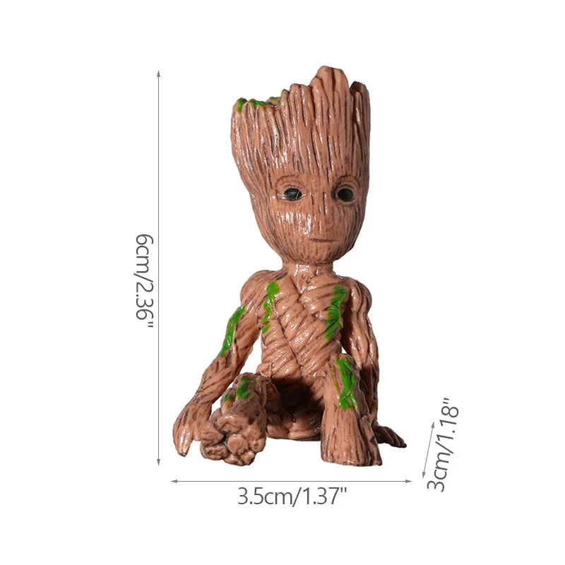 Baby Groot Pflanzentopf – Bleistifthalter mit verschiedenen Posen zur Aufbewahrung
