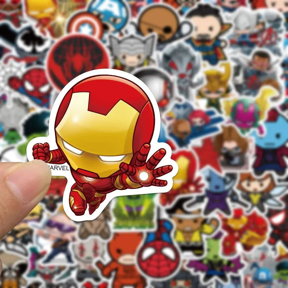 Avengers-Sticker – 50 wasserdichte Aufkleber im Set