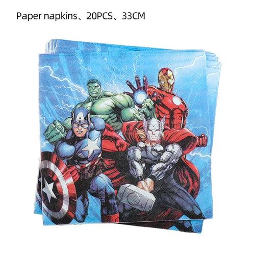 Avengers Geburtstag Dekoration - Servietten x20