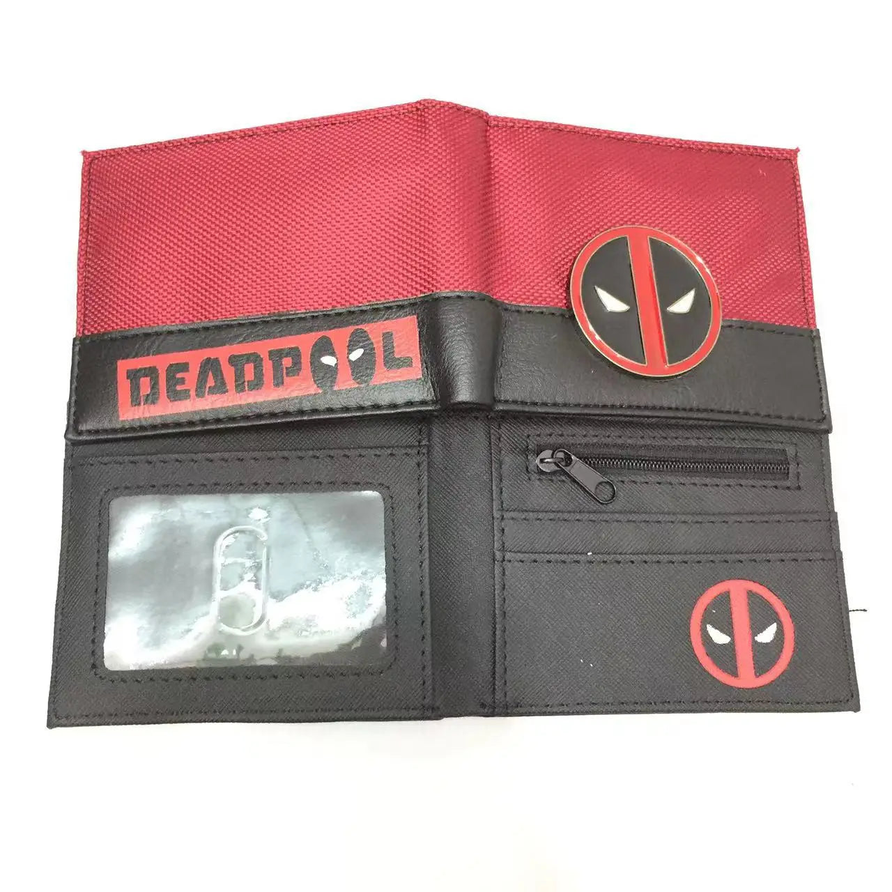 Avengers Deadpool Geldbörse – zweifarbig Rot und Schwarz