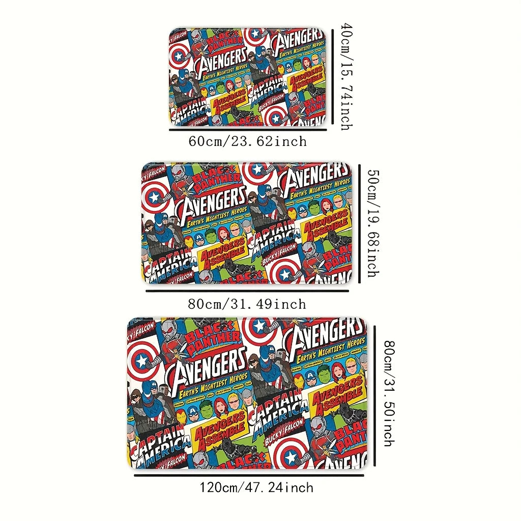 Avengers Comic Collage Teppich – Avengers Assemble Multi-Helden