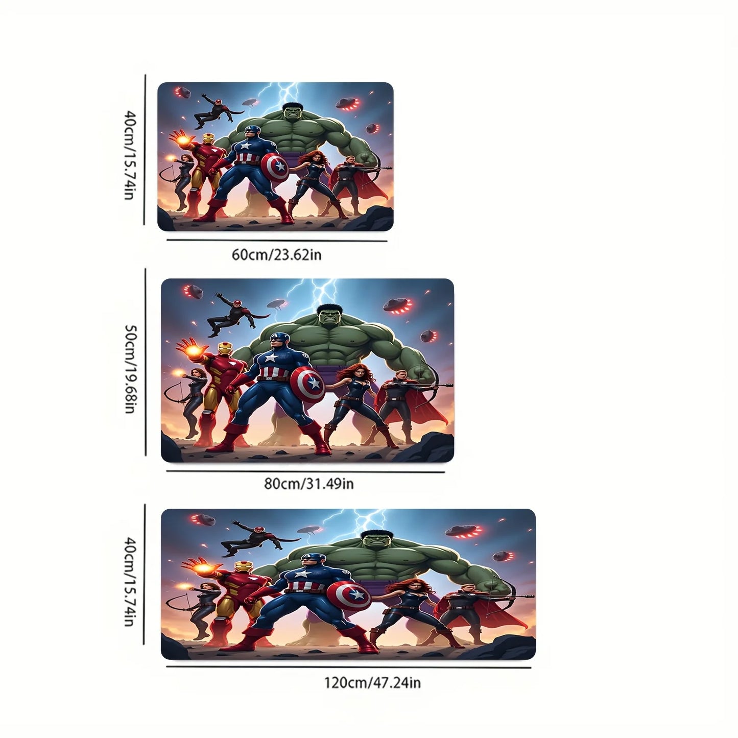 Badematte Avengers Iron Man - Abstraktes, explosives Design