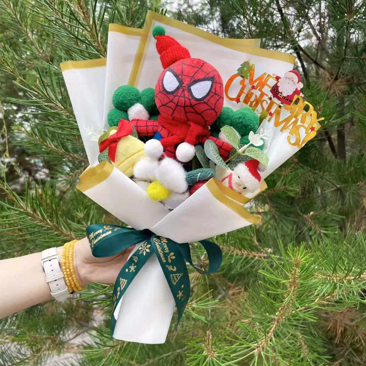 Avengers Spider-Man Strauß - handgemachtes Plüschgeschenk