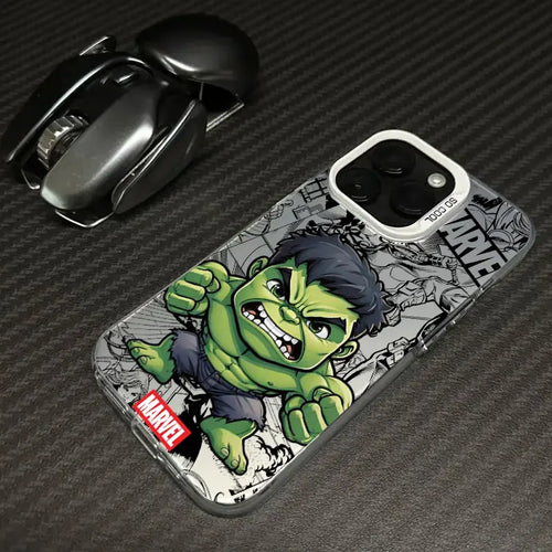 Xiaomi Hülle Avengers Hulk - Chibi Erhobene Faust Weißer Rand