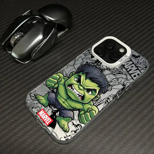 Xiaomi Hülle Avengers Hulk - Chibi Erhobene Faust Weißer Rand