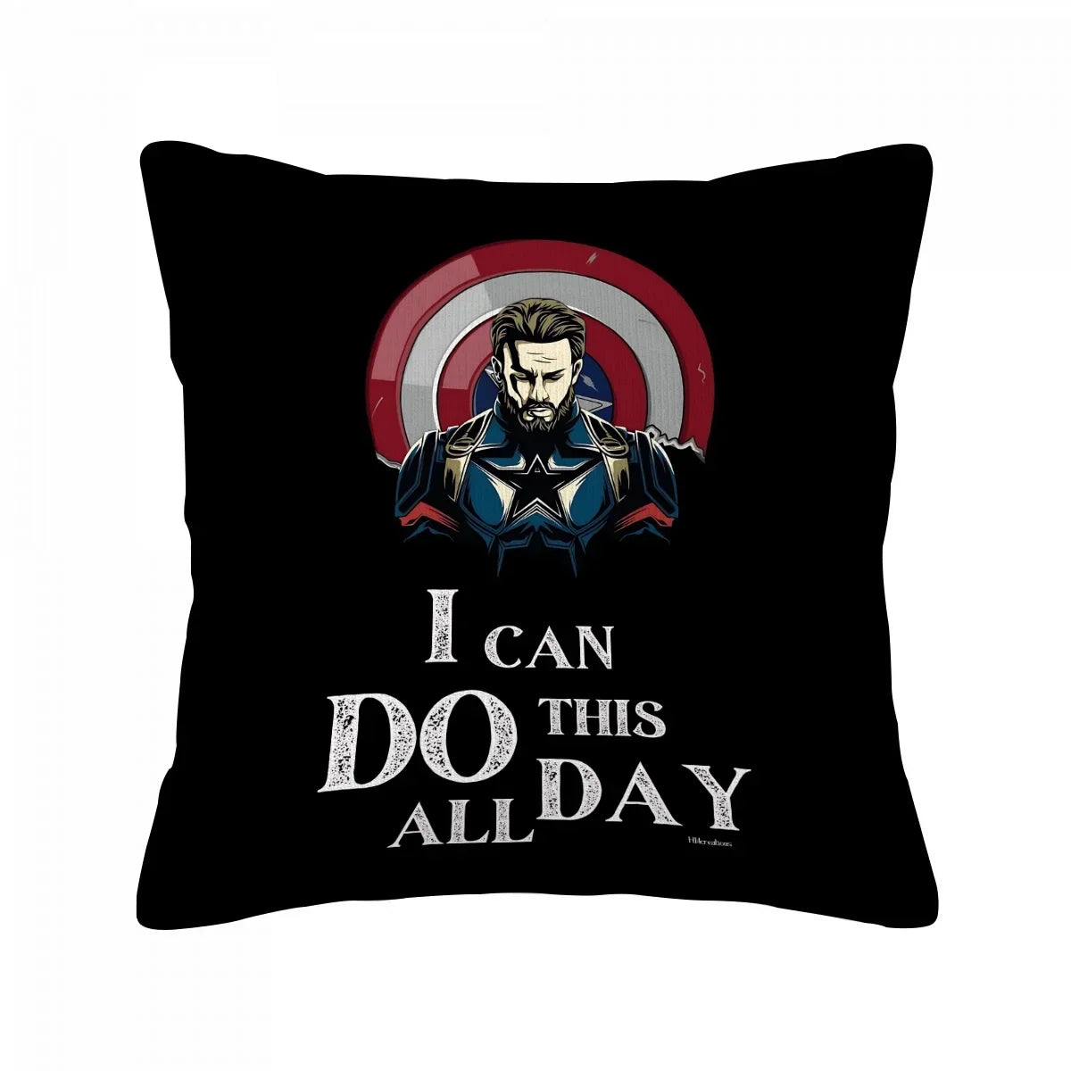 Kissenbezug Captain America - Zitat I Can Do This All Day