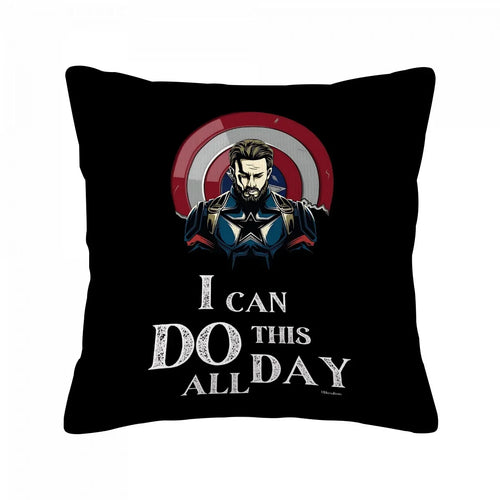 Kissenbezug Captain America - Zitat I Can Do This All Day