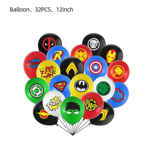 Avengers Geburtstag Dekoration - 32 Ballons Set