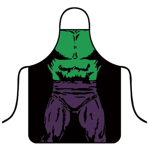 Avengers Schürze Hulk - Grüner violetter muskulöser Oberkörper